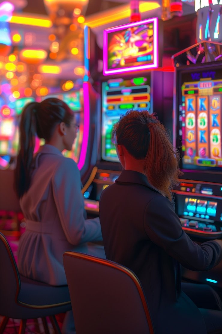 Pengguna sedang menjelajah koleksi slots dari perangkat mobile